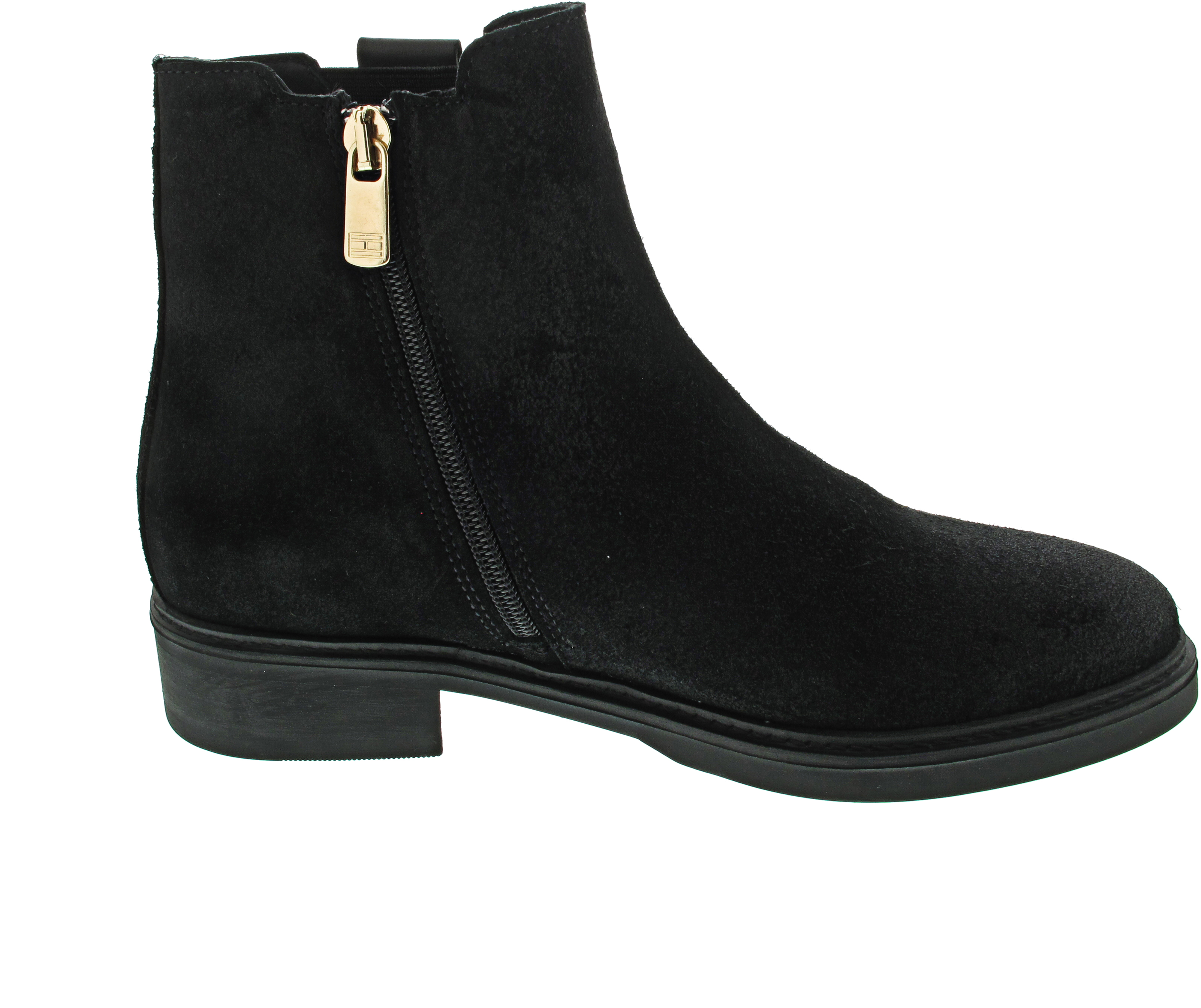 Tommy Hilfiger TH Hardware Suede Flat Bo
