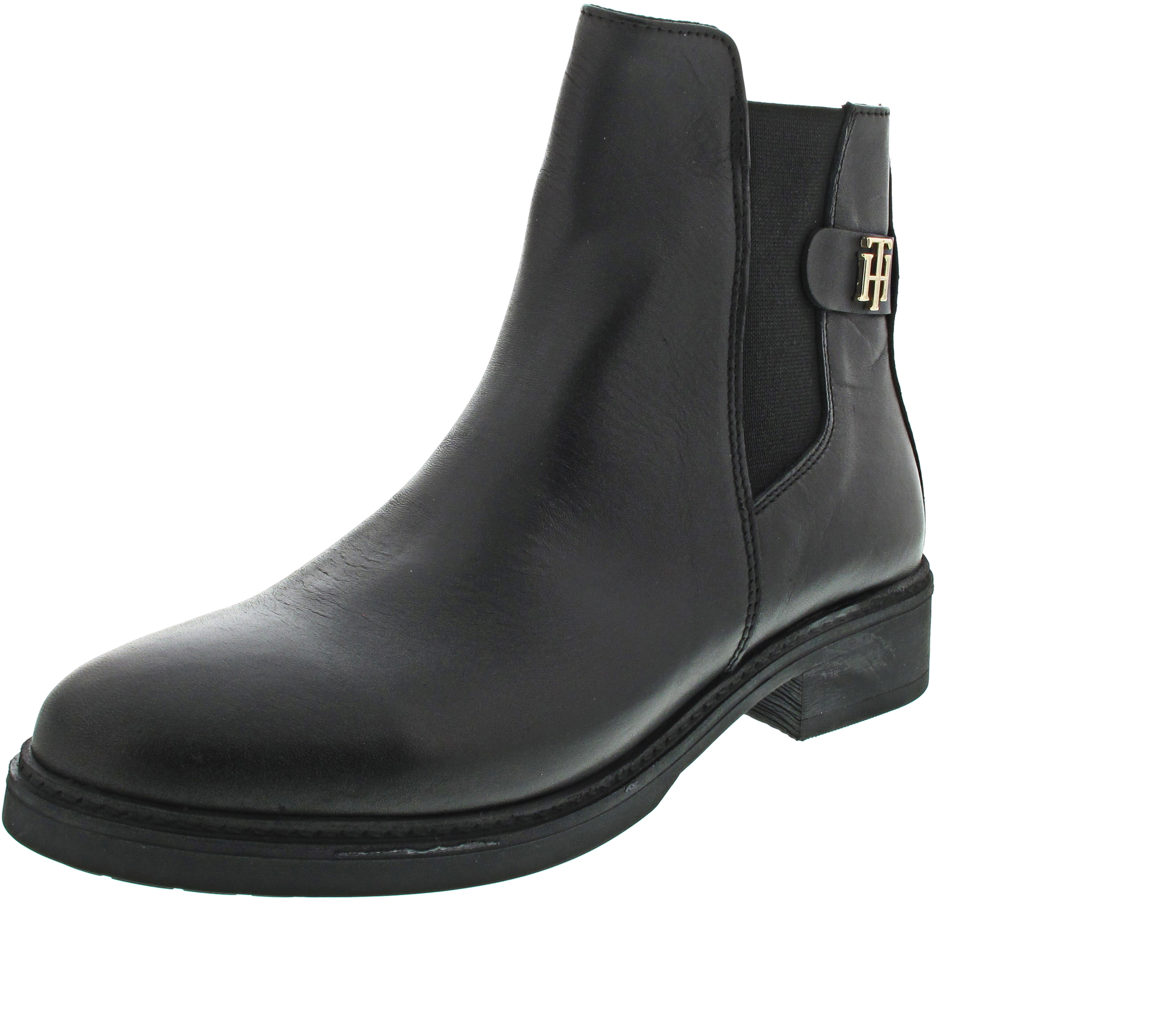 Tommy Hilfiger TH Leather Flat Boot