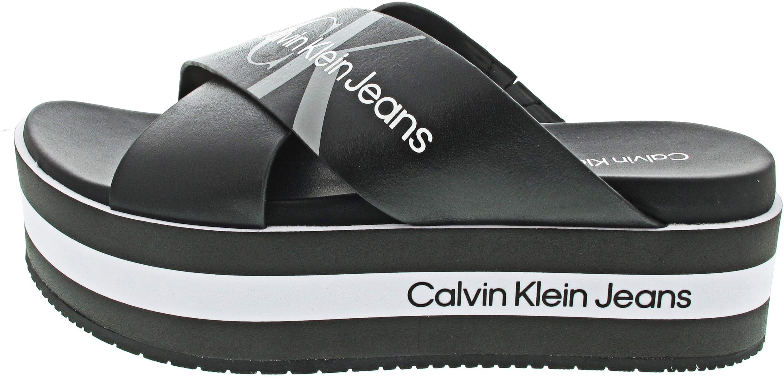 Calvin Klein Flatform Sandal Crisscros