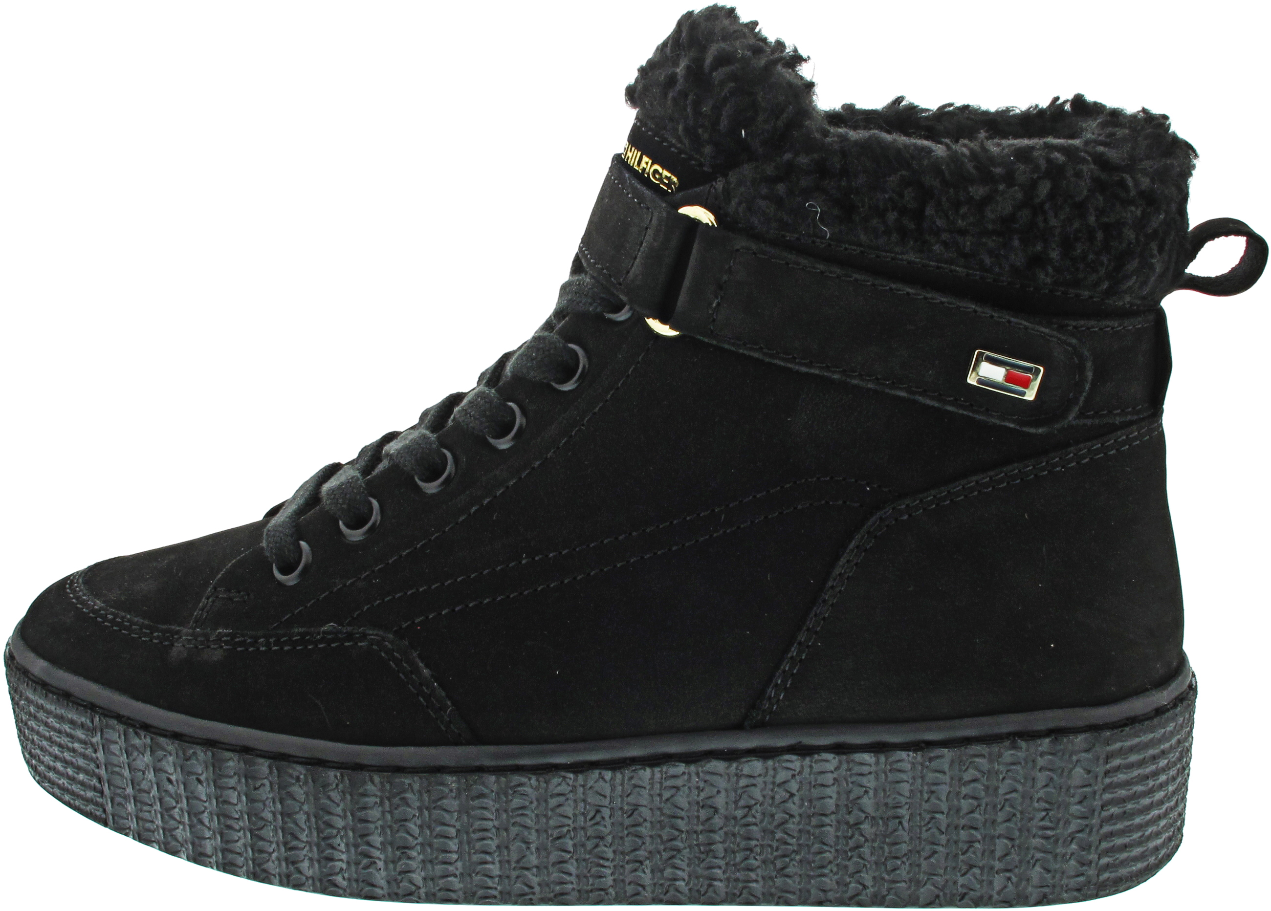 Tommy Hilfiger Faux Fur Nubuck Low Lace