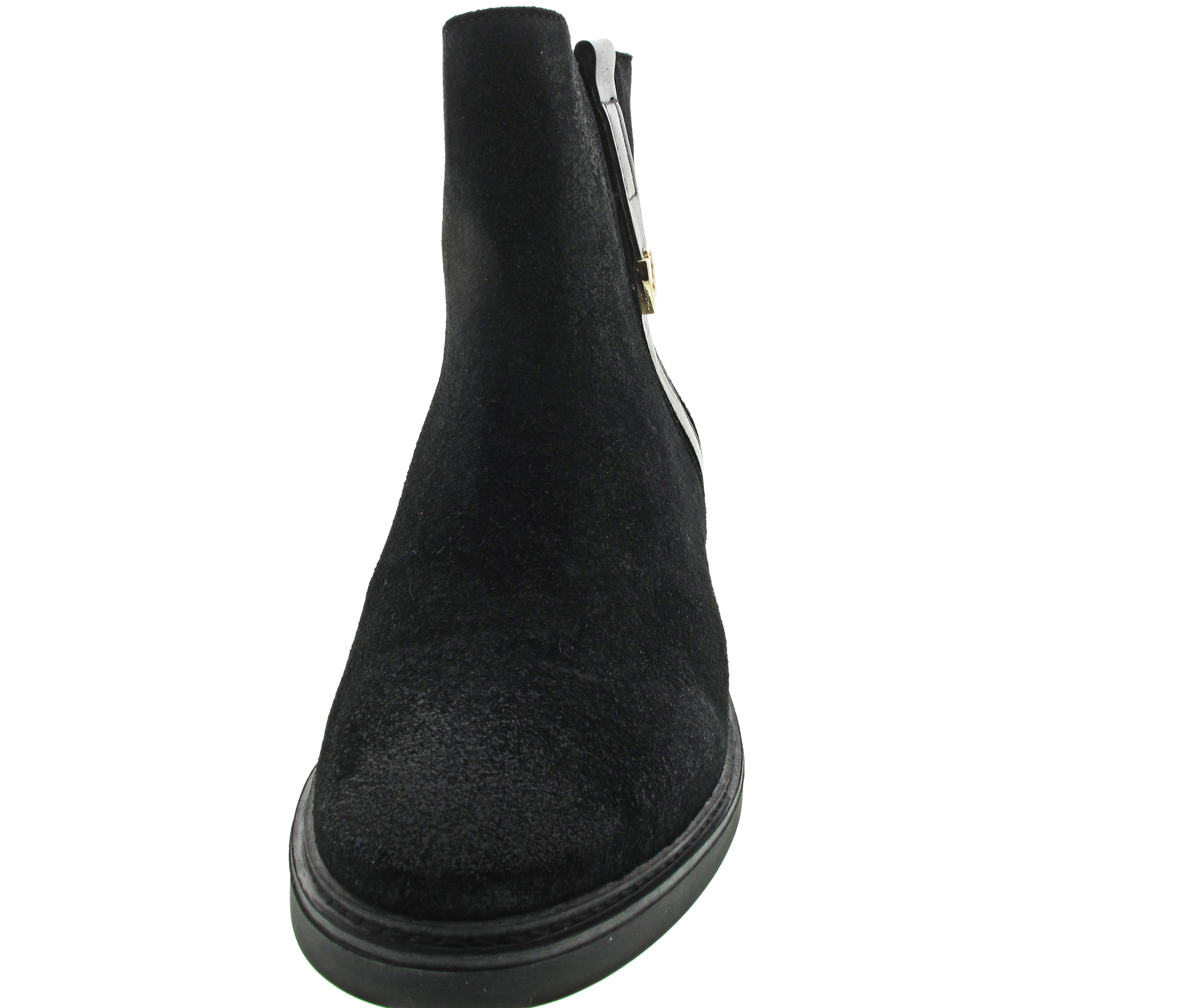 Tommy Hilfiger TH Hardware Suede Flat Bo