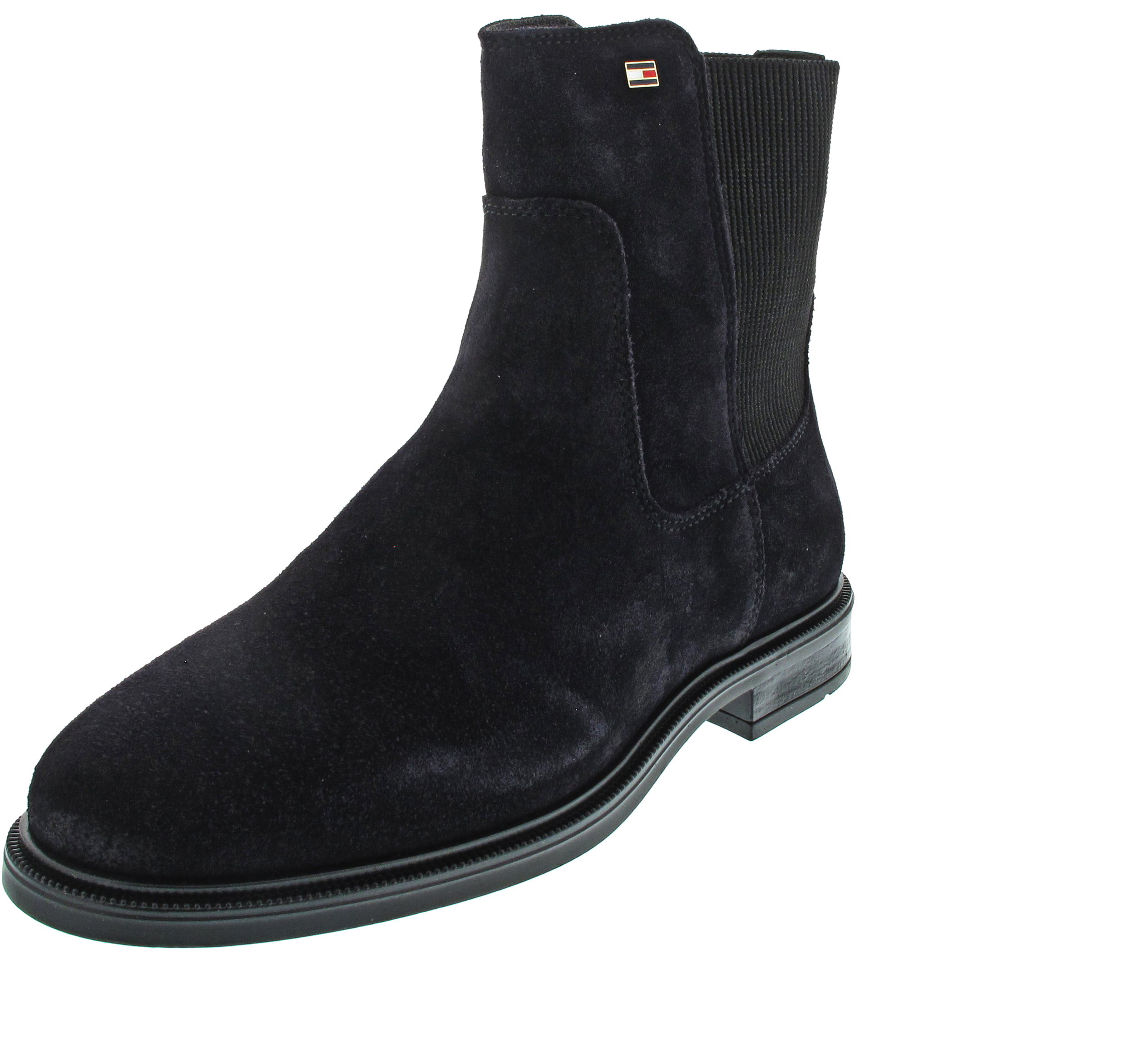 Tommy Hilfiger Enamel Flag Suede Ankle C