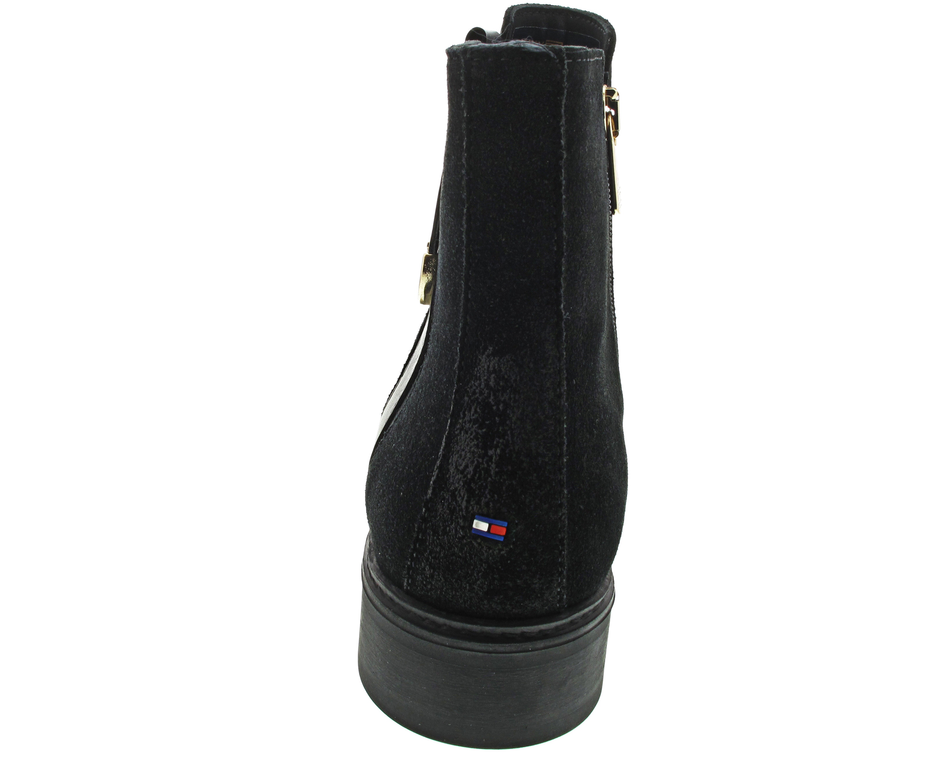 Tommy Hilfiger TH Hardware Suede Flat Bo