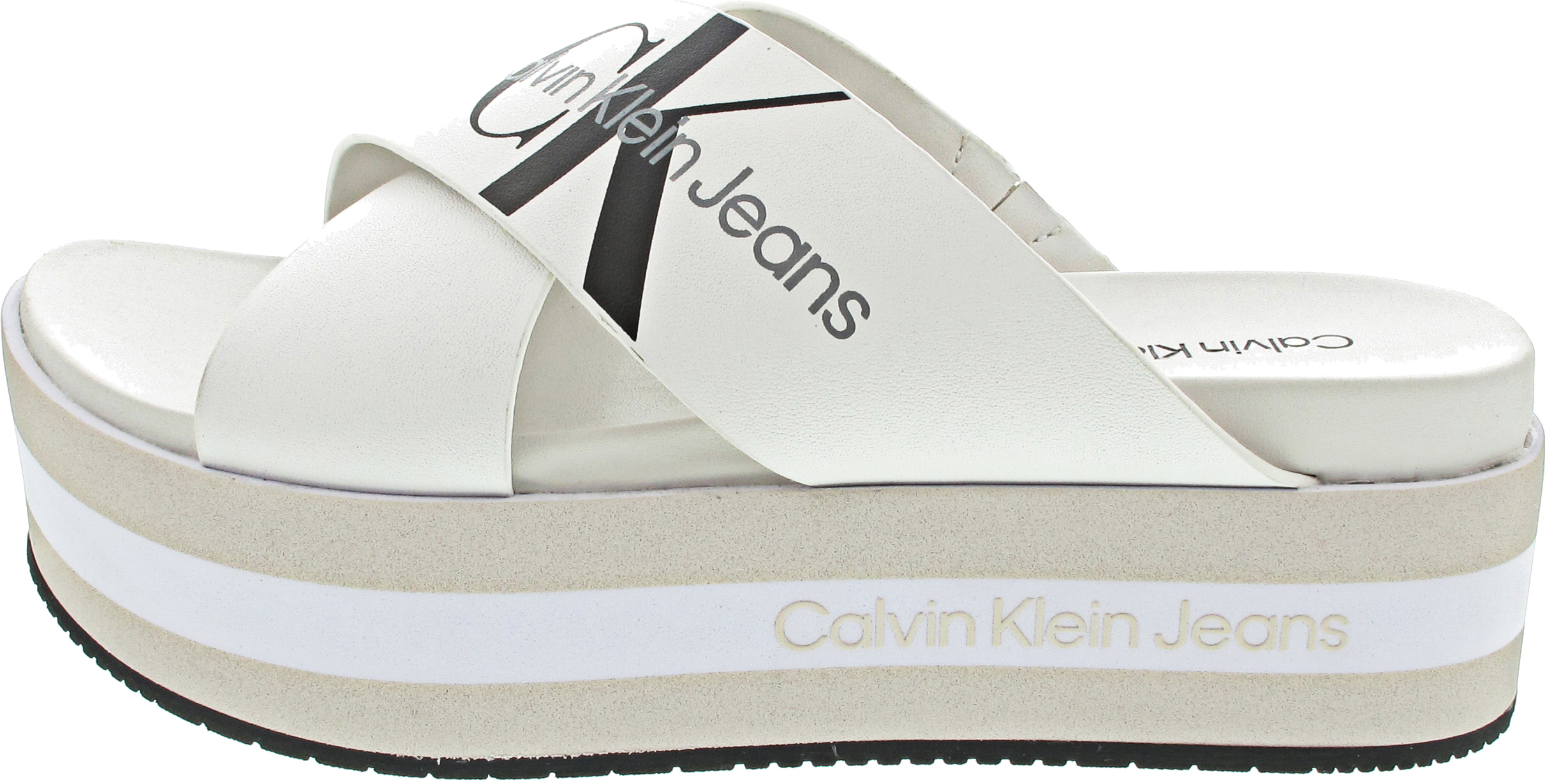 Calvin Klein Flatform Sandal Crisscros