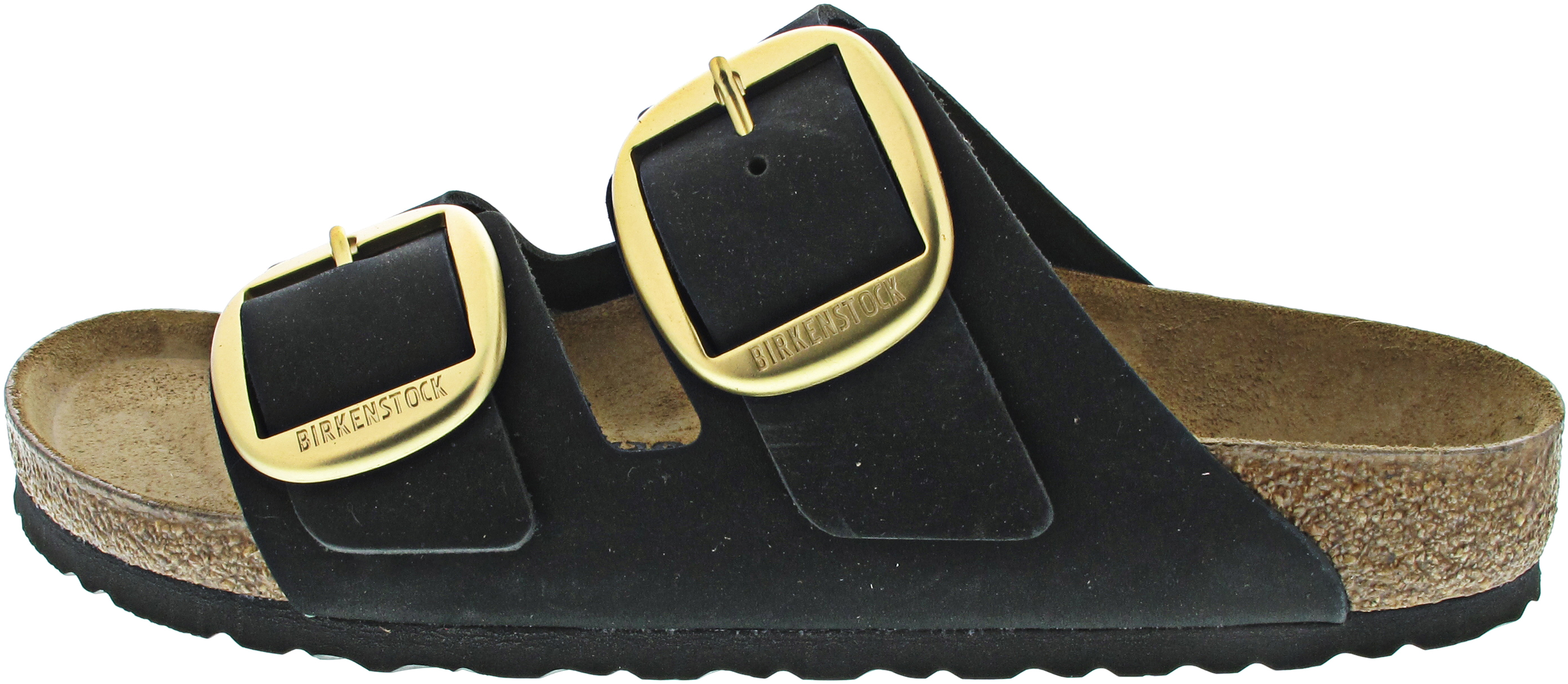 Birkenstock arizona black gold buckle 2025